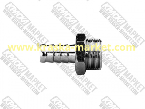 13253 Соединение: М 1/4" - "ёлочка" д/шланг.d 10мм