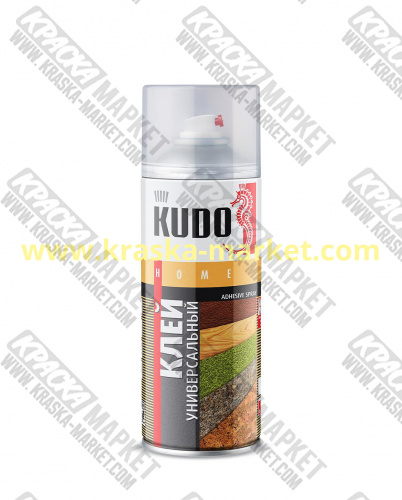 Клей аэрозольный универсальный в арозольном баллоне. Арт. KU-H311. Торговая марка:  KUDO