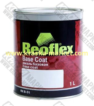 Эмаль базовая. Цвет:  Super black. Объем(м3): 1,0 л. Производитель: Reoflex.