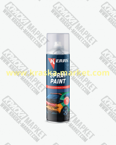 Акция! Эмаль акриловая быстросохнущая KERRY SPRAY PAINT. Объем(м3): 405 мл. Цвет: глянцевая золото. Артикул: KR-029. Брэнд: KERRY.