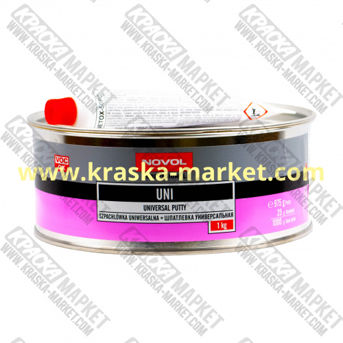 Шпатлевка универсальная UNI. Вес(кг): 1 кг. Торговая марка: Новол.