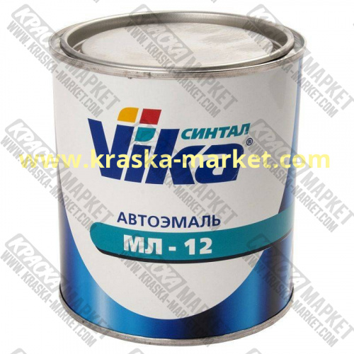 Синтетическая  автоэмаль МЛ-12, цвет: 121 оранжевая. Упаковка: 0,8кг. Торговая марка: Вика.