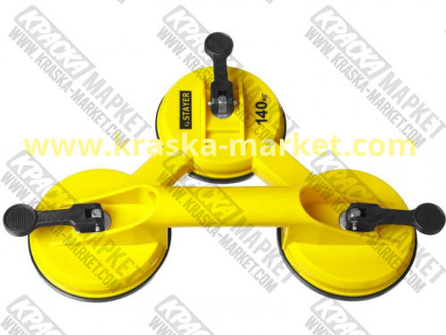 Стеклодомкрат тройной, пластмассовый 140 кг. Артикул: 8-33718-3. Торговая марка: Stayer.