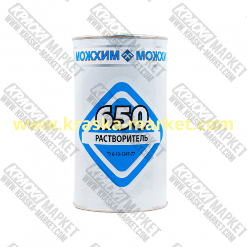 Растворитель 650. Объем(м3): 1,7 л. Торговая марка: МОЖХИМ.
