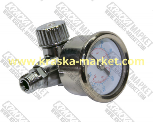 Входной регулятор с манометром JFR-5 для краскопультов. Торговая марка: JetaPro.