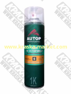 Высокоглянцевый УФ-устойчивый акриловый лак в аэрозольном баллоне. Цвет: прозрачный. Объем(м3): 650 мл. Производитель: Autop.