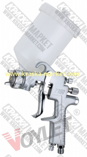 Краскопульт F-100G  боковой бачок. Диаметр сопла: 1,3 мм. Производитель: VOYLET.