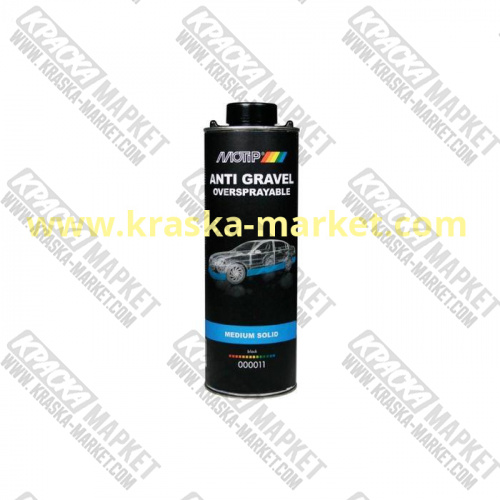 Антигравий на каучуковой основе. Цвет: черный. Объем(м3): 1,0 л. Артикул: 000011. Производитель: Мотип.
