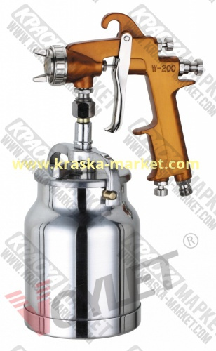 Краскопульт W-200 нижний бачок Диаметр сопла: 1,6мм. Производитель: VOYLET.