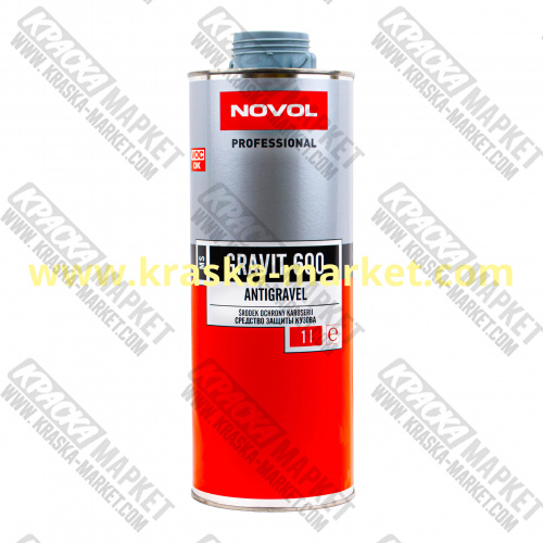 Защитное покрытие антигравий GRAVIT 600 MS. Цвет: серый. Вес(кг): 1,0 л. Торговая марка: Novol.
