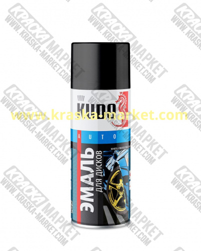 Краска для дисков в аэрозольном баллоне. Цвет: № 5207 золотая. Торговая марка: KUDO.