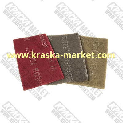 Скотч-брайт Mirlon Total Micro Fine (бежевый). Зерно: 2500. Размер: 115 мм*230 мм. Производитель: Mirka.