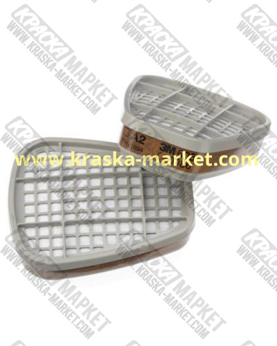 патрон 6051  для маски малярной (6000,7500). Упаковка: 2шт. Торговая марка: ЗМ.