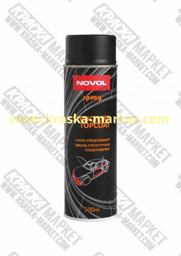 Лак структурный в аэрозольном баллоне. Цвет: черный. Вес(кг): 500 мл. Торговая марка: Novol.