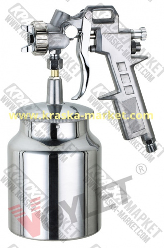 Краскопульт S-990S нижний бачок. Диаметр сопла: 1,5мм. Производитель: VOYLET.