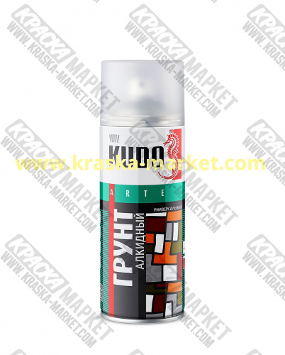 Грунт универсальный в арозольном баллоне. Цвет: № 2002 красно-коричневый. Торговая марка: KUDO