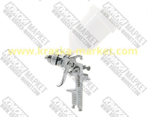 Краскопульт JL827 HVLP. Сопло 1,4, верхний пластиковый бачок 0,6л. Торговая марка: JetaPro.