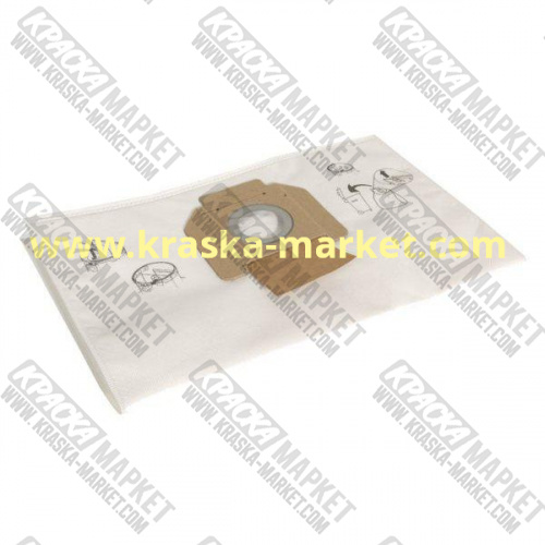 Комплект мешков для сбора пыли из флиса к  пылесосу Mirka 915/415. Упаковка: 5шт. Артикул: 8999700211. Производитель: Mirka.