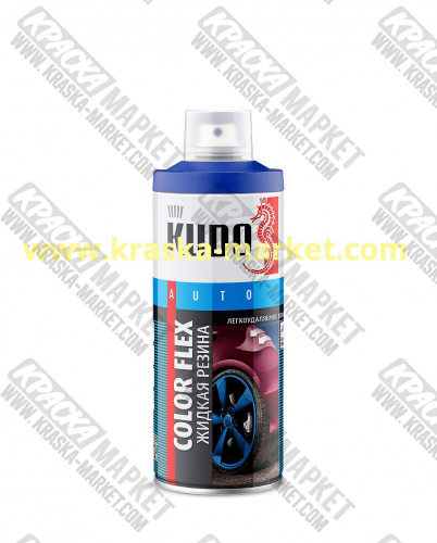 Краска жидкая резина в аэрозольном баллоне. Цвет: № 5531 золото. Торговая марка: KUDO