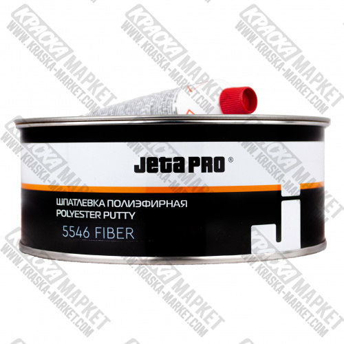 Шпатлёвка Стекловолокно (FIBER) 5546. Вес(кг): 1,0 кг. Торговая марка: JetaPro.