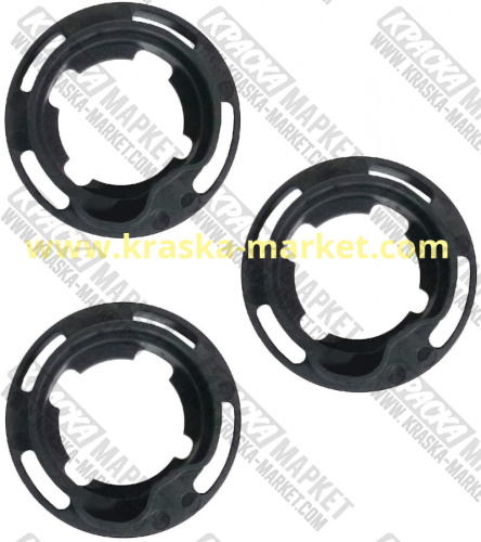 Набор из 3-х распределительных колец под сопло для Sata minijet 3000 B HVLP, minijet 4 HVLP. Артикул: 127399. Производитель: Sata.