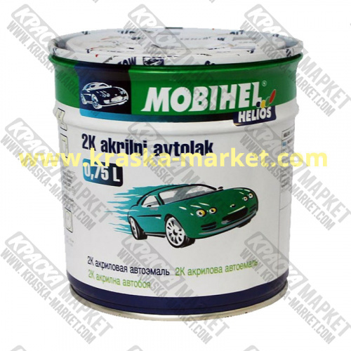 Акриловая автоэмаль. Цвет: № 240 белое облако. Объем(м3): 0,75кг. Производитель: Mobihel.