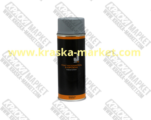 Грунт наполняющий аэрозольный баллон. Цвет: серый. Объем(м3): 400мл. Торговая марка: JetaPro.