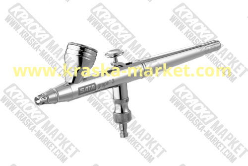 Аэрограф SATA graf 3. Дюза: 0,25 мм. Бачок: 2,5 мл. Артикул: 134569. Производитель: Sata.