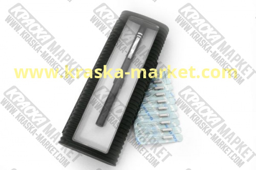 Набор игл с держателем для удаления частичек пыли с влажной краски (10 игл + держатель). Артикул: 17034. Производитель: INP.