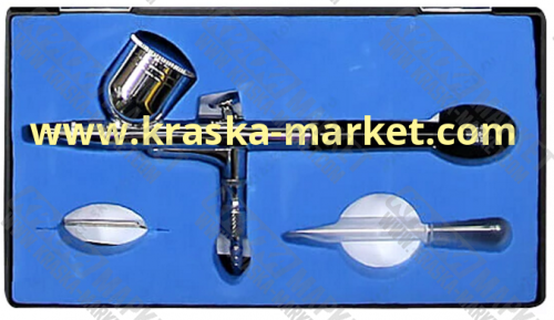 Кисть-аэрограф  ABS-130 с верхним бачком. Бренд: REMIX.