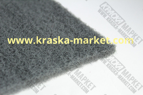 Скотч брайт ultra fine (HankoTex). Цвет: серый. Зерно: 800 - 1000. Размер: 150мм x 225мм. Торговая марка: HANKO.