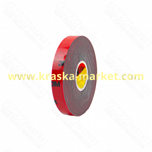 Скотч двухсторонний (аналог 3М). Цвет: серый. Размер: 6мм x 5м. Артикул: 1954.Торговая марка: ЗМ.