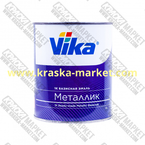 Базовая автоэмаль металлик, цвет: 240 белое облако. Упаковка: 2,7 кг. Торговая марка: Вика.