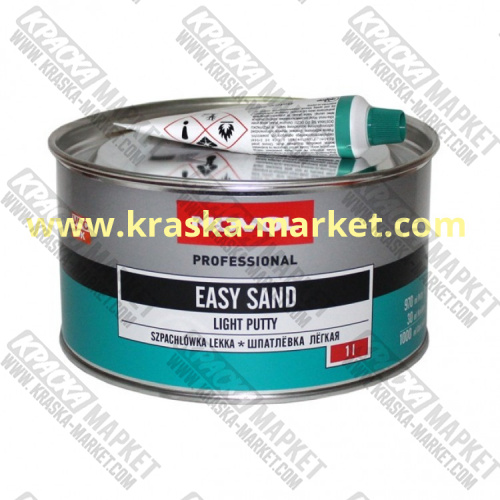 Шпатлевка легкая многофункциональная  Easy Sand. Вес(кг): 1 л. Торговая марка: Новол.