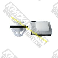 10828 Hyundai / Kia 877562E000 клипса дверной панели, молдинга 14x10x19.8mm