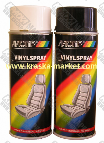Краска для винила и кожи в аэрозольном баллоне. Цвет: белый. Объем(м3): 400 мл. Артикул: 4065. Производитель: Мотип.