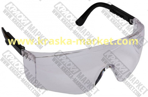 Очки  арт.2-110461  защитные с регулируемыми по длине дужками, поликарбонатные прозрачные линзы  Артикул: 2-110461. Торговая марка: Stayer.
