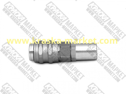 10331U Универсальное быстроразъёмное соединение GLOBAL U (муфта под стандарты  D, I, S, USA) для резиновых шлангов Ø 6х14 мм