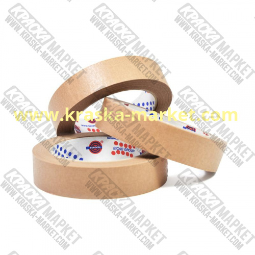 Скотч малярный EUROCEL AVTO 6083 80°С (Коричневая). Размер: 50 мм x 40 м. Производитель: EUROCEL.