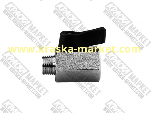 12171 Вентиль шаровый, соединения M1/4" - F1/4", ш