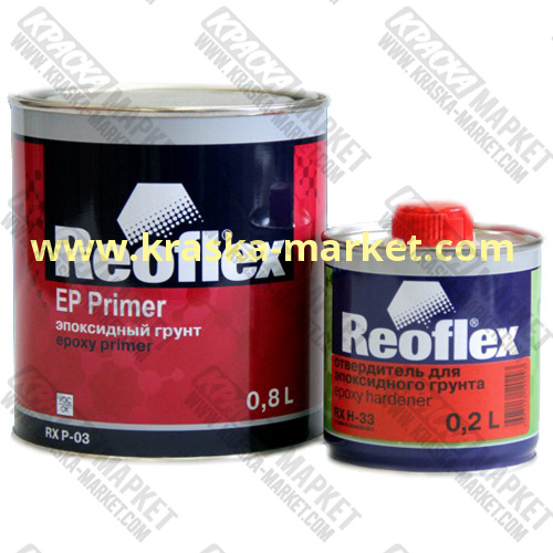 Грунт эпоксидный серый  2К Эпипраймер 0,8 л. + отвердитель 0,2 л. REOFLEX
