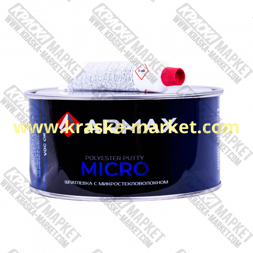 Шпатлёвка с микро стекловолокном 2K  MICRO FIBERGLASS PUTTY. Объем(м3): 1,8 кг. Брэнд: ARMAX.