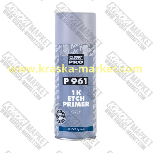 Грунт с травлением порозаполнитель в аэрозольном баллоне. Упаковка: 0,4 л. Торговая марка: BODY.