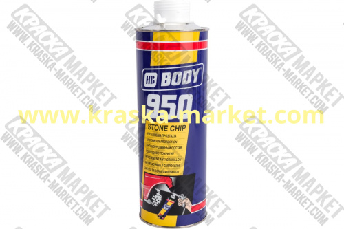 Антикоррозийный состав, антигравийное покрытие 950. Цвет: белый. Упаковка: 1 л. Торговая марка:  BODY