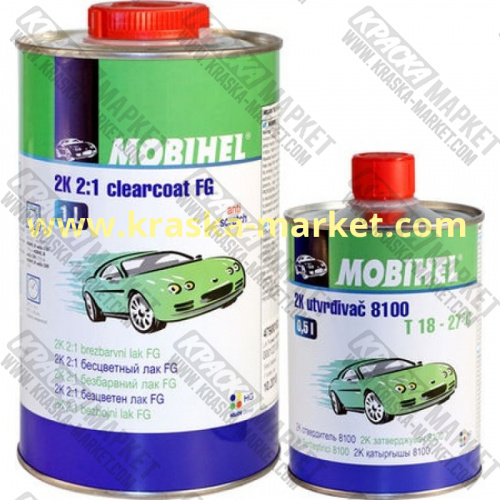 Лак акриловый FG ANTI SCRATCH. Цвет: бесцветный. Объем(м3): 1,0л + 0,5л отвердитель. Производитель: Mobihel.