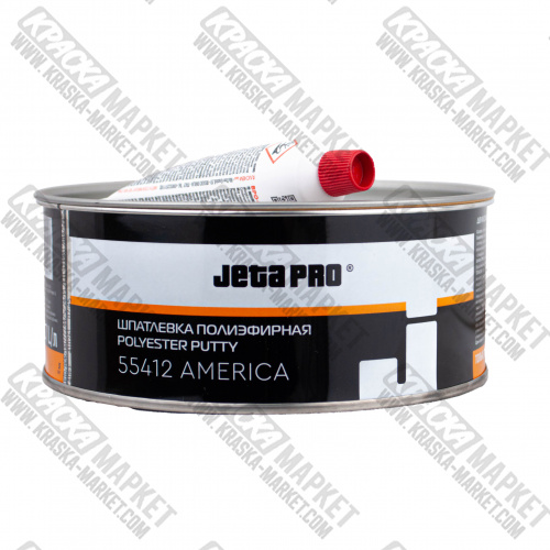 ШпатлёвкаAMERICA Наполняющая, ультралегкая + отвердитель, цвет: серый Вес(кг): 0,7 л. Торговая марка: JetaPro.