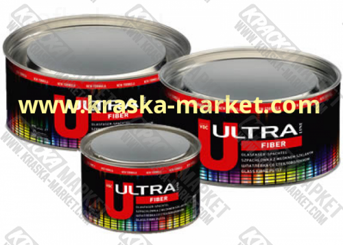 Шпатлевка со стекловолокном ULTRA FIBER. объем: 0,80 кг. Торговая марка: Новол.