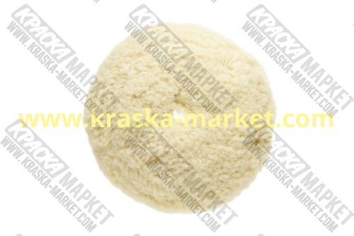 7990155111 TWISTED WOOL полировальный диск меховой, крученая шерсть, белый, 150мм, липучка. Производитель: Mirka.