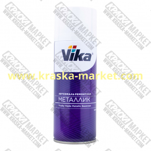 Краска металлик в аэрозольном баллоне. Цвет: ford panther black. Фасовка: 520 мл. Торговая марка: Вика.